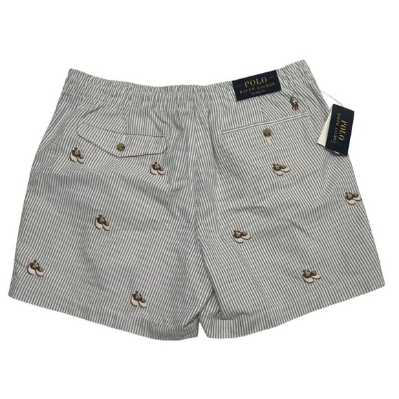 Polo Ralph Lauren XL Classic Fit 5" Prepster Allover Saddle Shoes Oxford Shorts - Picture 2 of 8